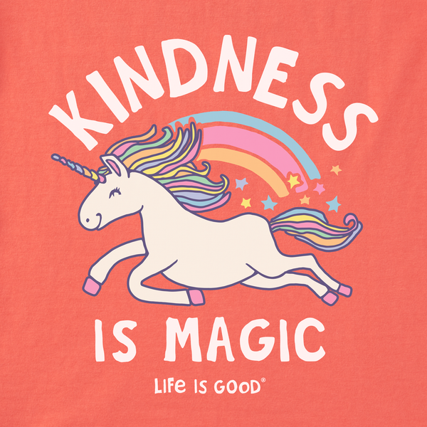 Toddler Crusher Tee - Kindness is Magic (Unicorn)