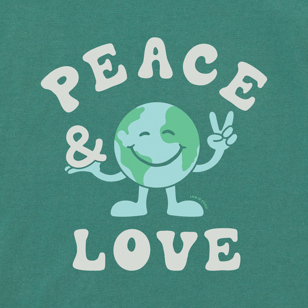 Baby Bodysuit Crusher- Peace & Love Earth