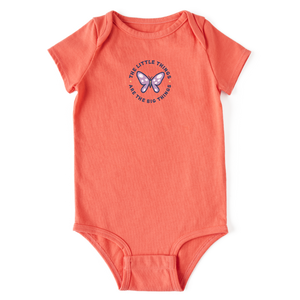 Baby Bodysuit Crusher -  Little Things are the Big Things (Butterfly)