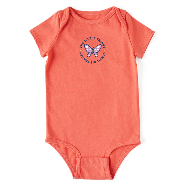 Baby Bodysuit Crusher -  Little Things are the Big Things (Butterfly)