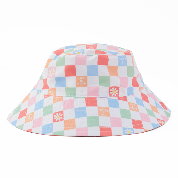 Made in the Shade Bucket Hat- Daisy Checkerboard