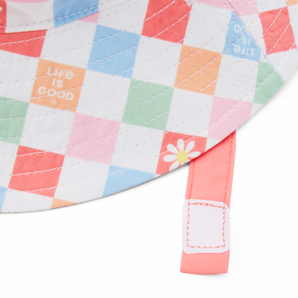 Made in the Shade Bucket Hat- Daisy Checkerboard