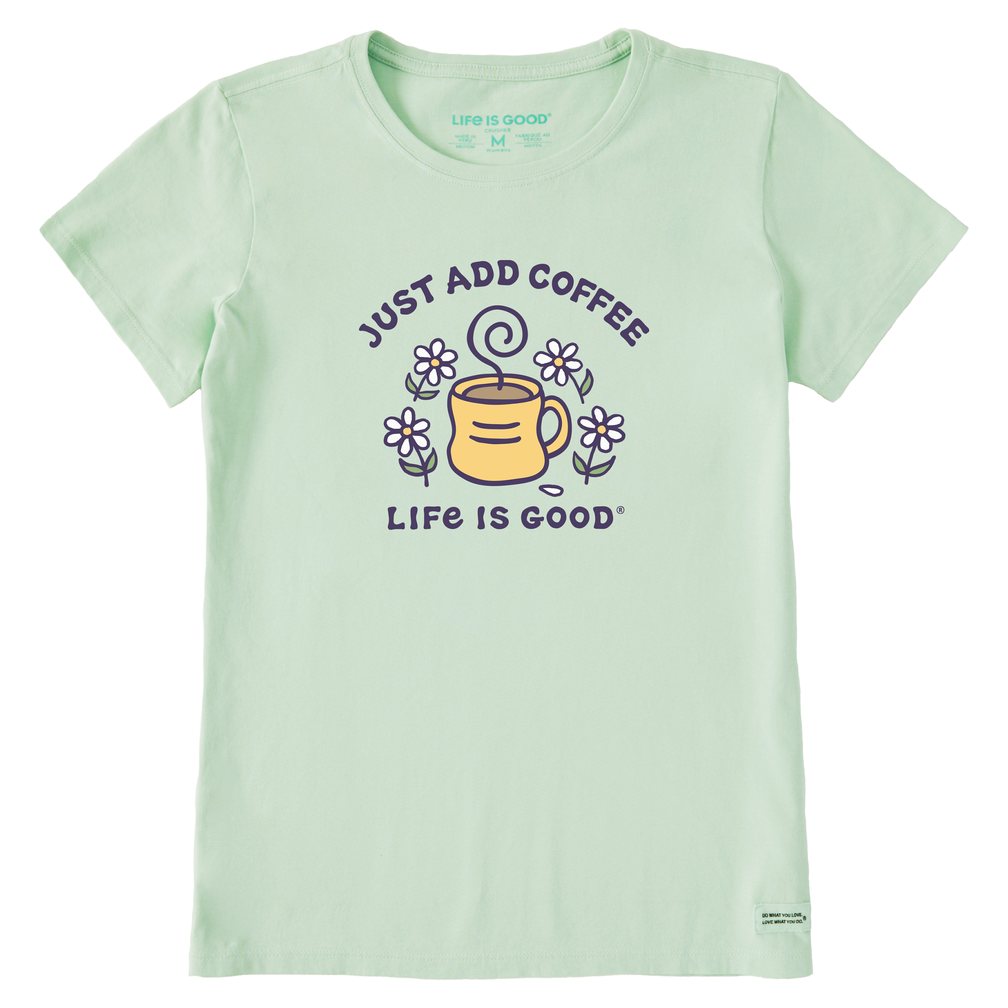 Women's Crusher Tee - Just add coffee and daisies