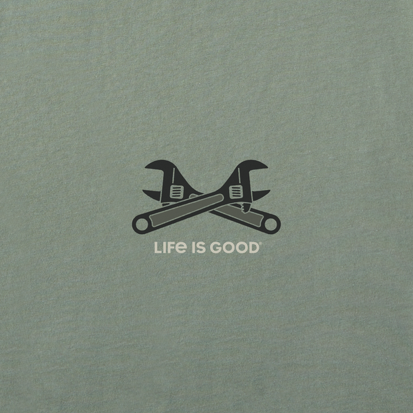 Men's Long Sleeve Crusher Tee - I am the Warranty