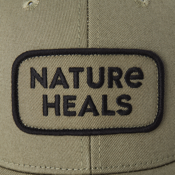 Trucker Hat Nature Heals Patch