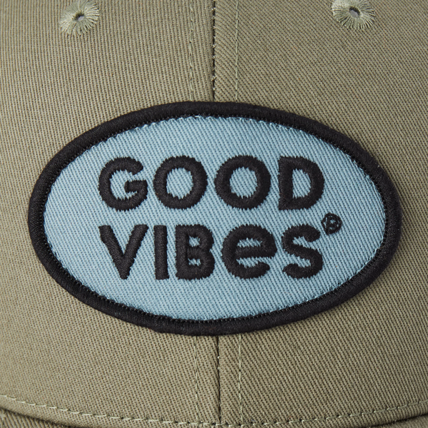Trucker Hat Good Vibes Patch