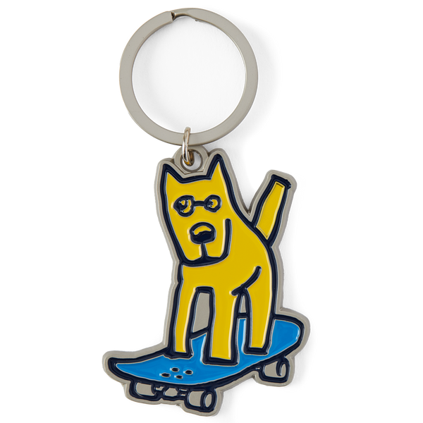 New Enamel Key Vintage Rocket Skateboard