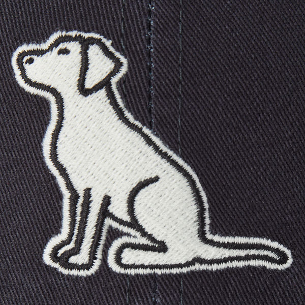 Chill Cap Vintage Sitting Dog (Black)