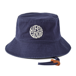 Bucket Hat LIG Circle Darkest Blue