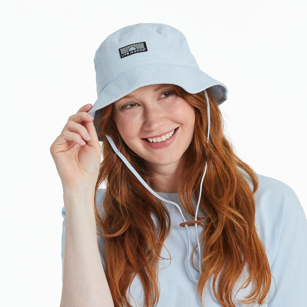 Bucket Hat Retro Sunburst