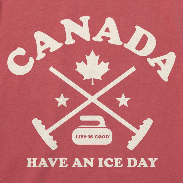 Men's Crusher Tee-Canada Clean Ice Day Curling