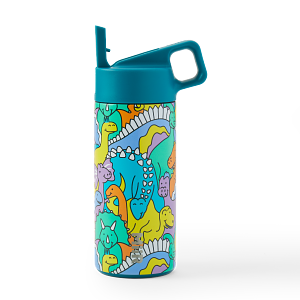 12 oz. Kids Water Bottle Dinosaur Friends PrsTl