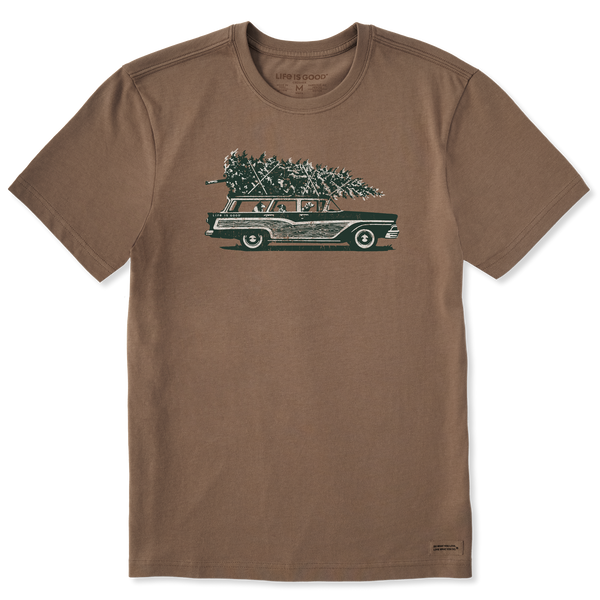 Men's Crusher Tee - Photo Christmas Tree