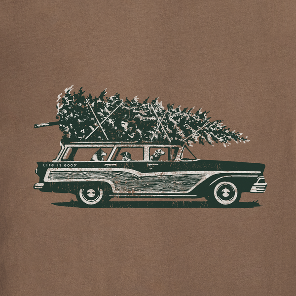 Men's Crusher Tee - Photo Christmas Tree