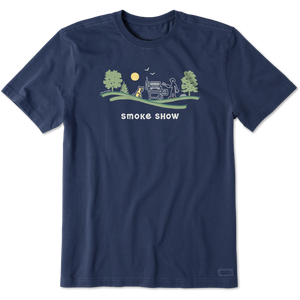 Men's Short Sleeve Crusher Tee - Smoke Show