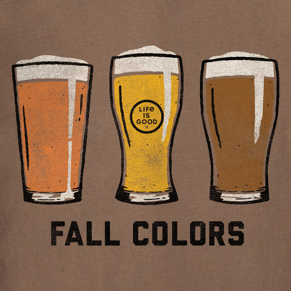 Men's Long Sleeve Crusher Tee - Fall Colors Beer