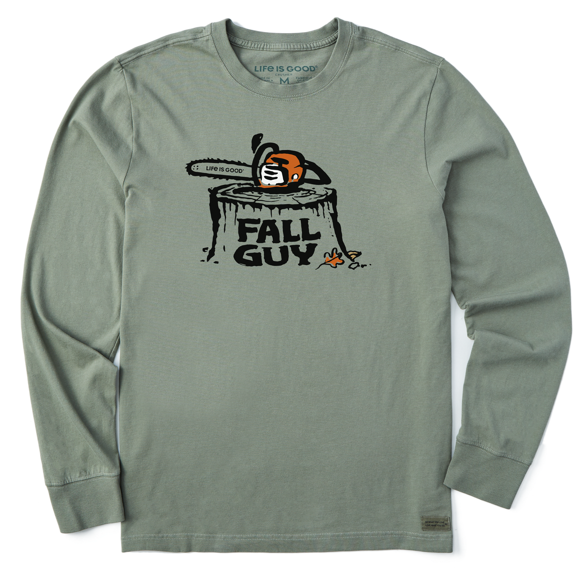 Men's Long Sleeve Crusher Tee - Fall Guy Saw
