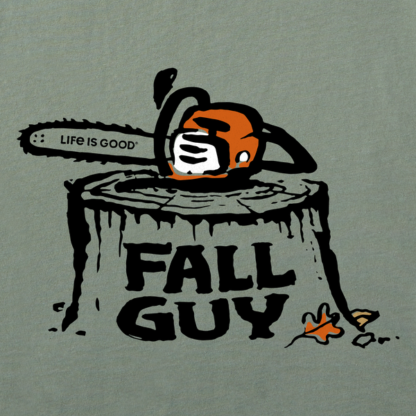 Men's Long Sleeve Crusher Tee - Fall Guy Saw