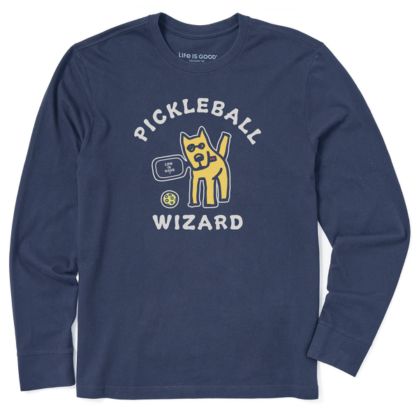 Men's Long Sleeve Crusher Tee - Rocket Pickleball