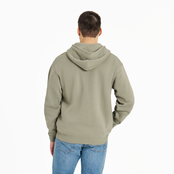Men's Good Vibes Fleece Zip Hoodie - Crafty LIG Stack - Life is Good Westport, Canada