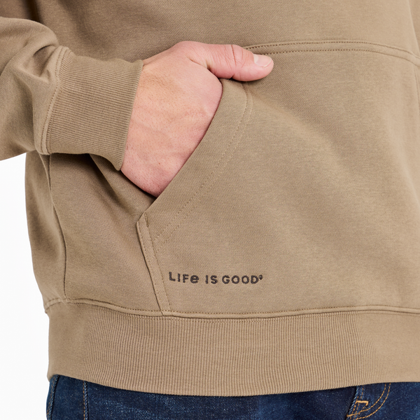 Men's Good Vibes Fleece Hoodie - Crafty LIG - Life is Good Westport, Canada