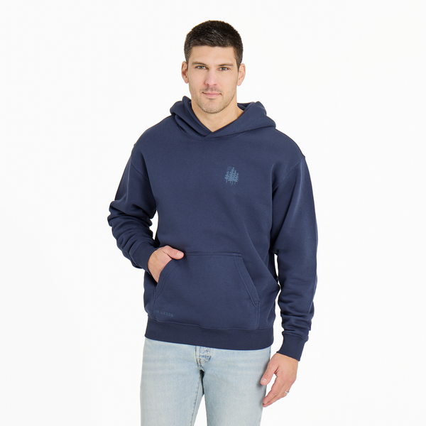 Men's Good Vibes Fleece Hoodie - Crafty Forest - Life is Good Westport, Canada