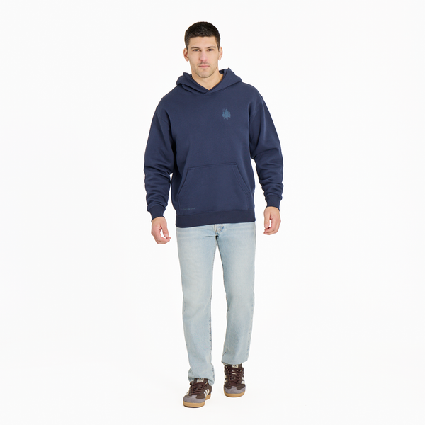 Men's Good Vibes Fleece Hoodie - Crafty Forest - Life is Good Westport, Canada