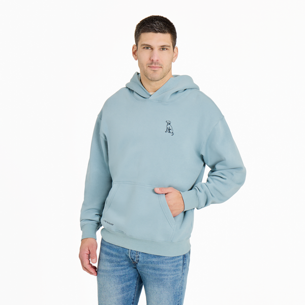 Men's Good Vibes Fleece Hoodie - Simple Dog - Life is Good Westport, Canada