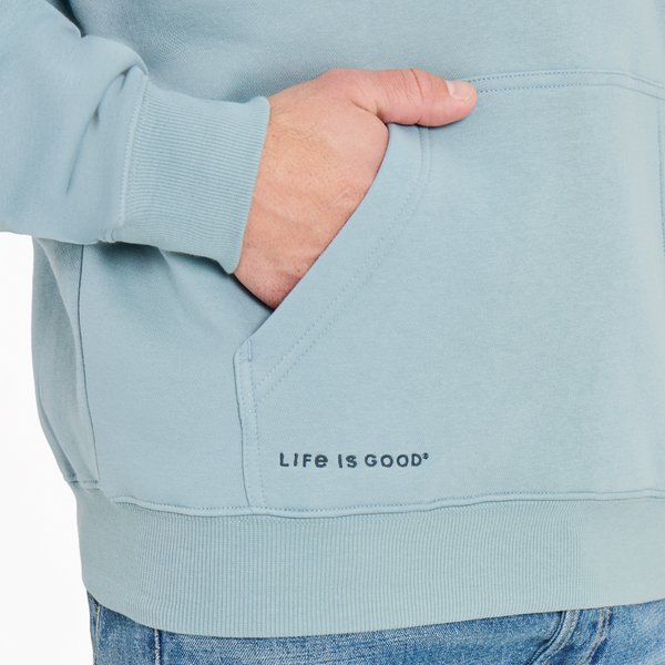 Men's Good Vibes Fleece Hoodie - Simple Dog - Life is Good Westport, Canada