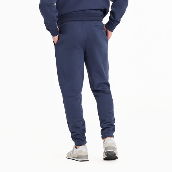 Men's Good Vibes Fleece Jogger - Solid (Inkwell Blue) - Life is Good Westport, Canada