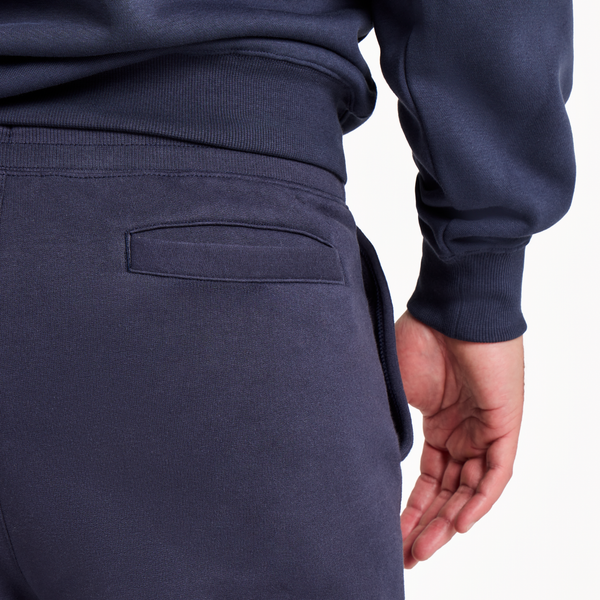 Men's Good Vibes Fleece Short - Solid (Inkwell Blue) - Life is Good Westport, Canada