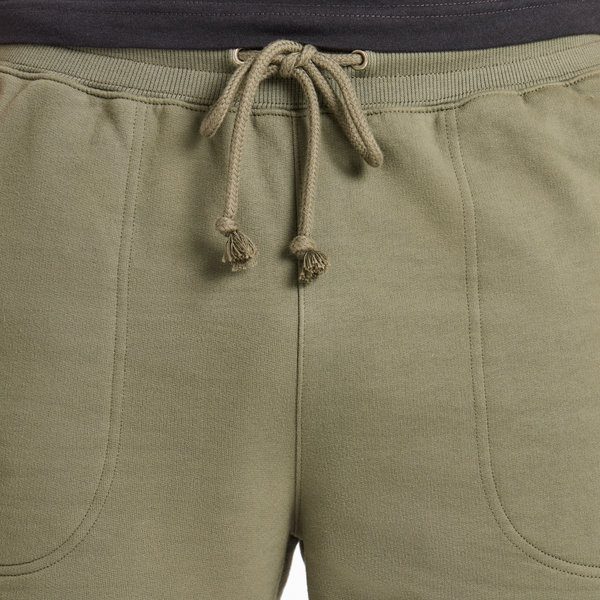 Men's Good Vibes Fleece Short - Solid (Moss Green) - Life is Good Westport, Canada