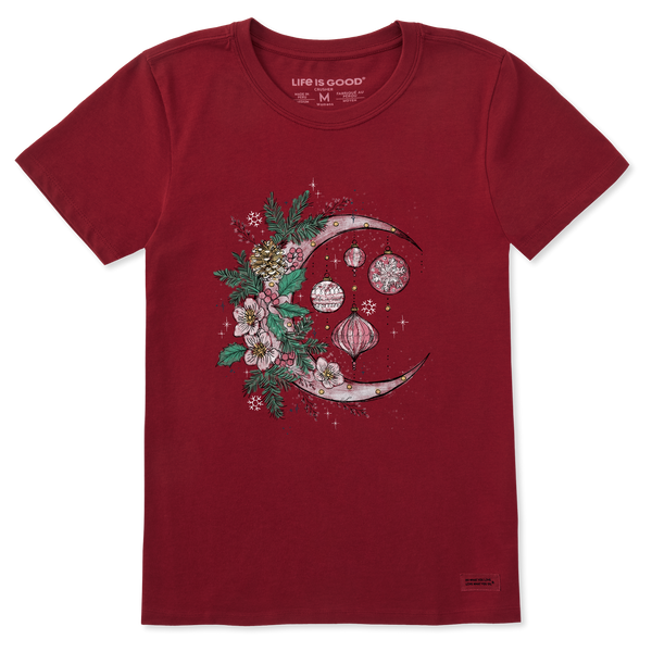 Women's Crusher Tee - Christmas Ornament - Life is Good Westport, Canada