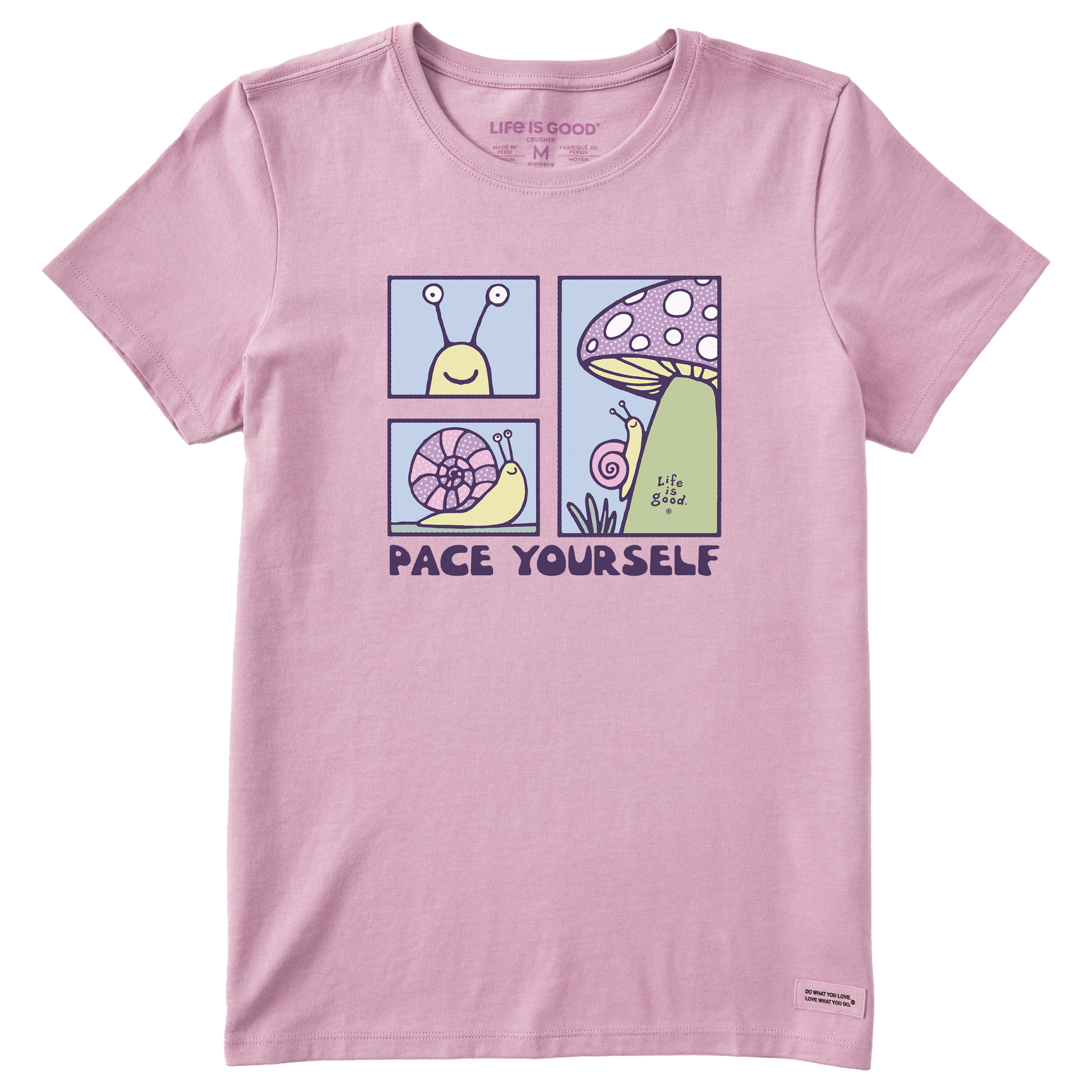 Women's Crusher Tee - Pace Yourself (Snail)