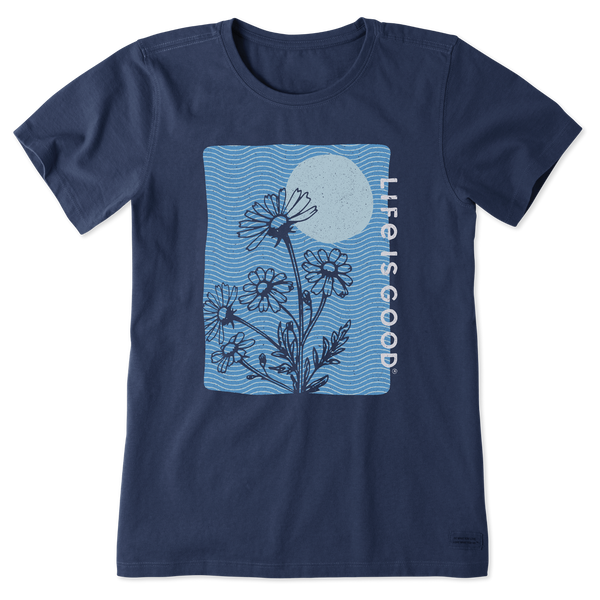 Women's Crusher Tee - LIG Flower Sun - Life is Good Westport, Canada