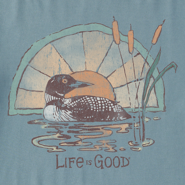 Women's Long Sleeve Crusher Tee - LIG Loon - Life is Good Westport, Canada