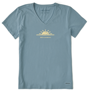 Women's Crusher Vee - Vintage Hello Sunshine