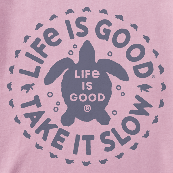 Women's Crusher Vee - Take it Slow Turtle