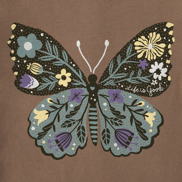 Women's Crusher Vee - Flora Butterfly