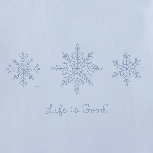 Women's Long Sleeve Crusher Vee - Three Snowflakes - Life is Good Westport, Canada