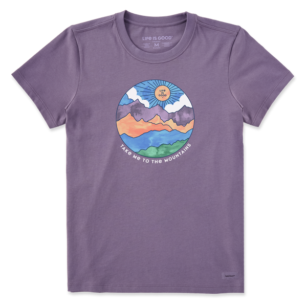 Women's Crusher-LITE Tee - Take Me To The Mountains - Life is Good Westport, Canada