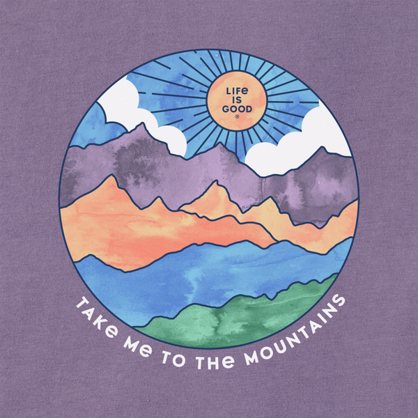 Women's Crusher-LITE Tee - Take Me To The Mountains - Life is Good Westport, Canada