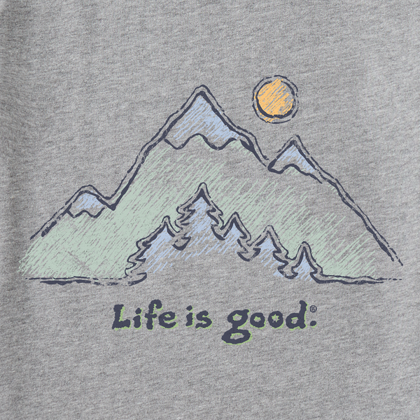 Women's Long Sleeve Crusher-LITE Tee - Green Mountains