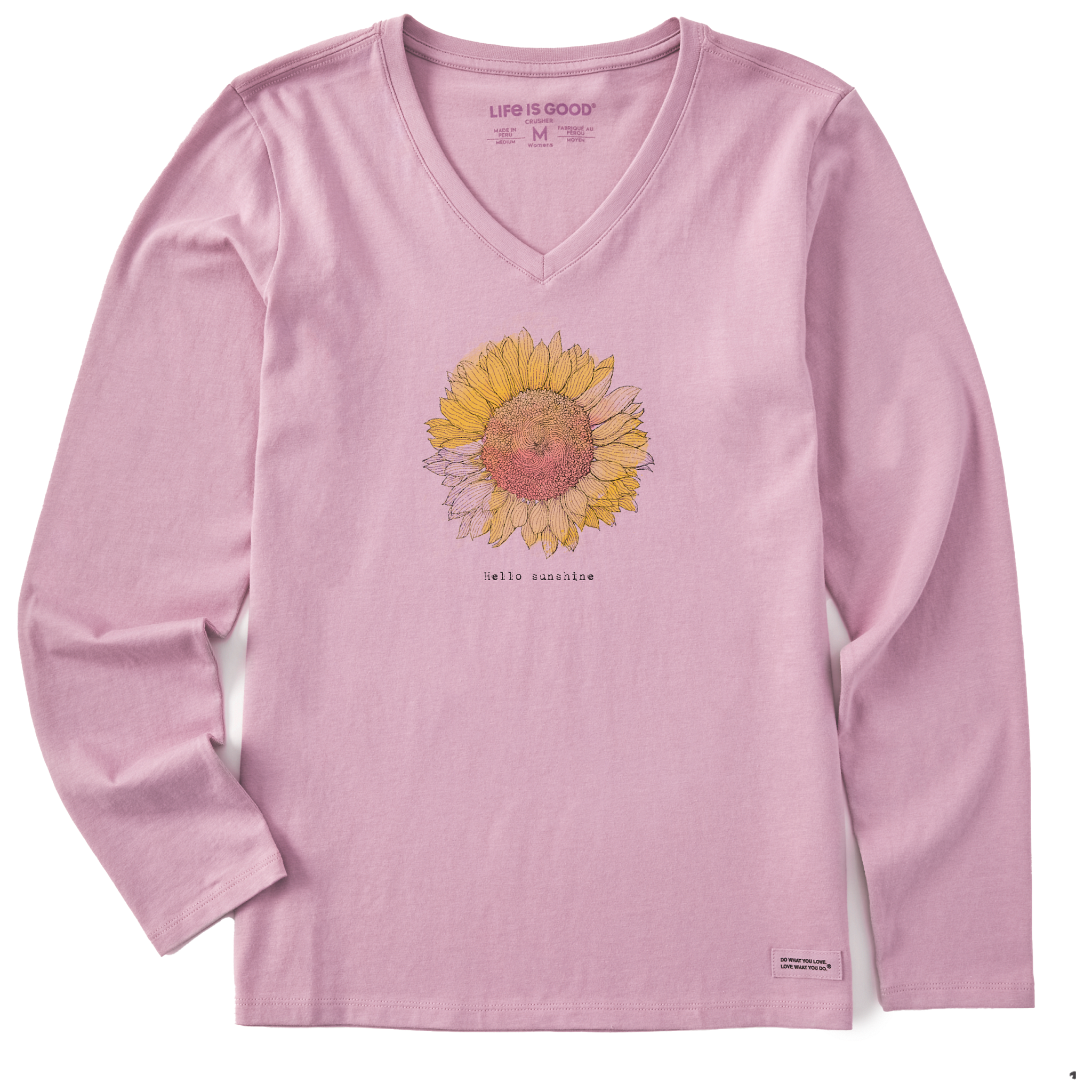 Women's Long Sleeve Crusher-LITE Tee - Hello Sunshine