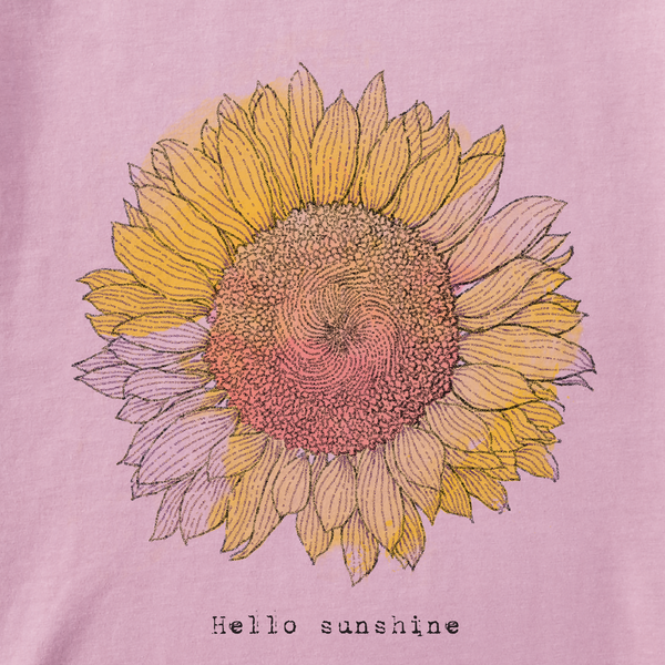 Women's Long Sleeve Crusher-LITE Tee - Hello Sunshine