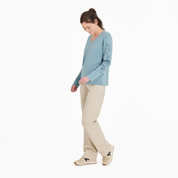Women's Llong Sleeve Crusher-LITE Tee -  Blossom Branches
