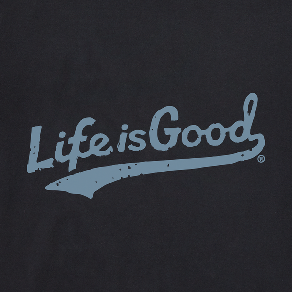 Women's Good Vibes Fleece Crewneck - Tonal LIG Ballyard (True Black)