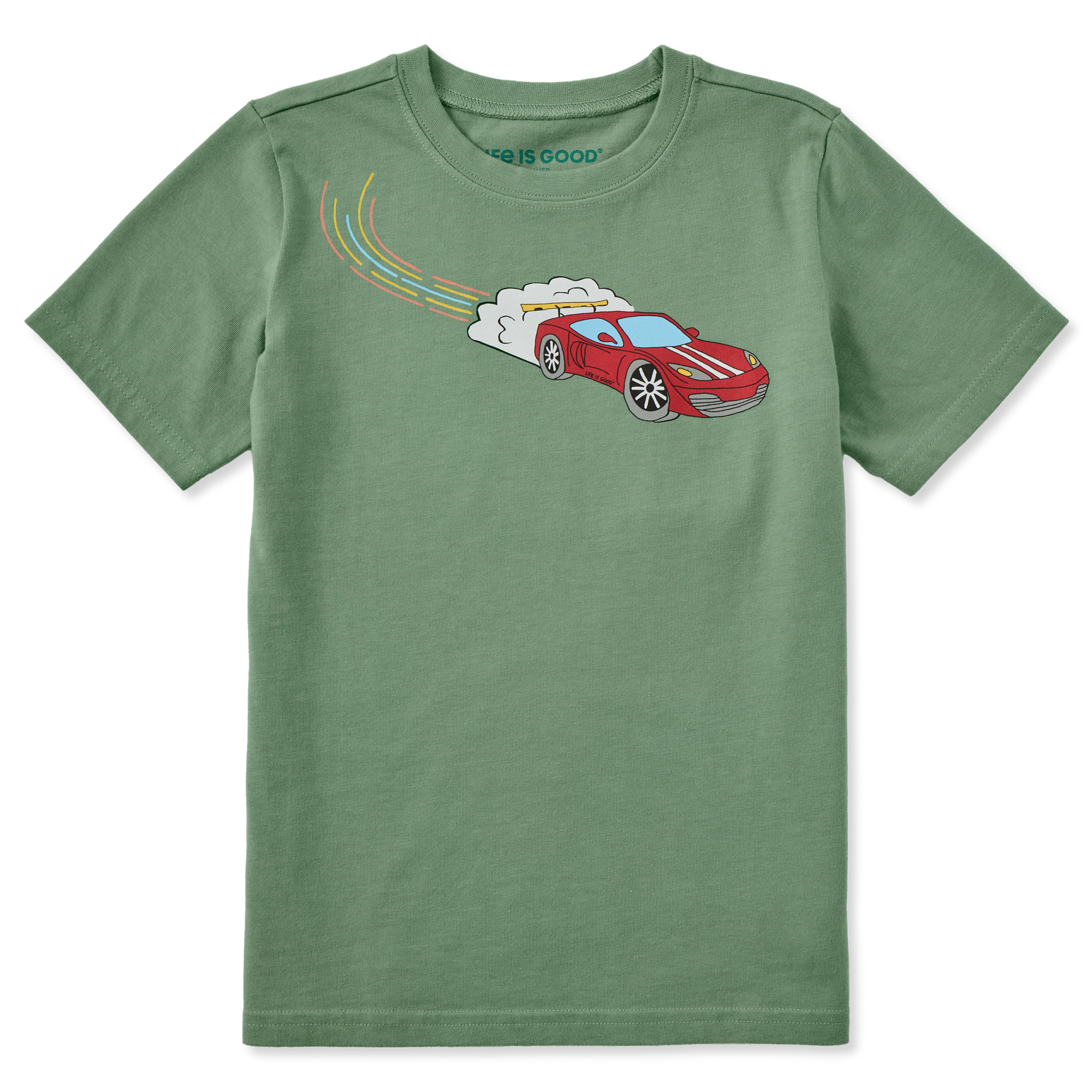 Kids Crusher Tee - Peelin' Out Race