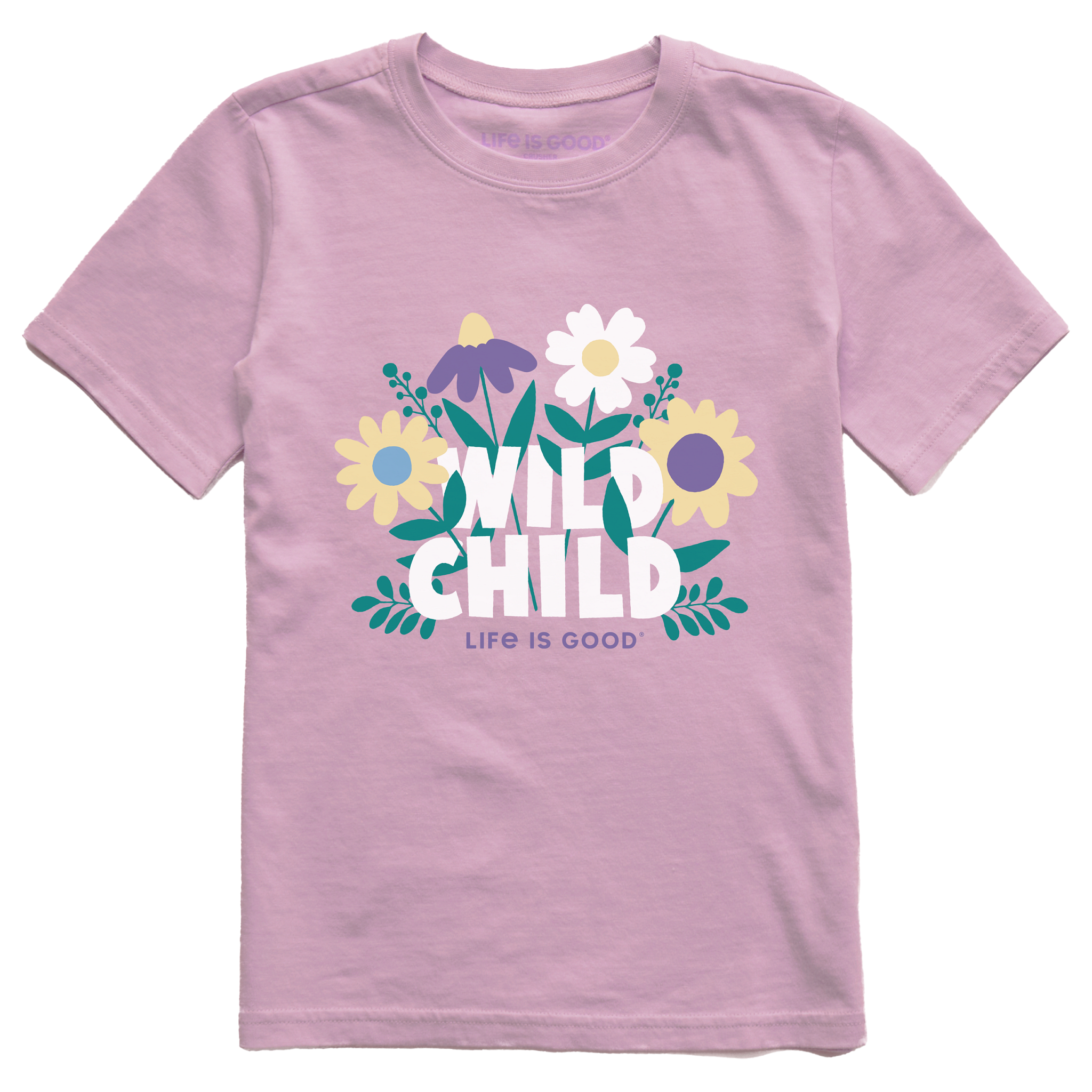 Kids Crusher Tee - Wild Child Flower