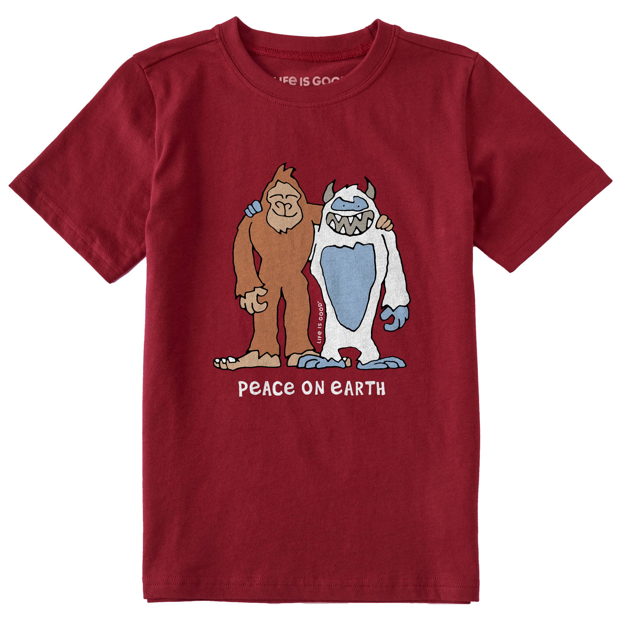 Kids Crusher Tee - Bigfoot & Yeti Peace